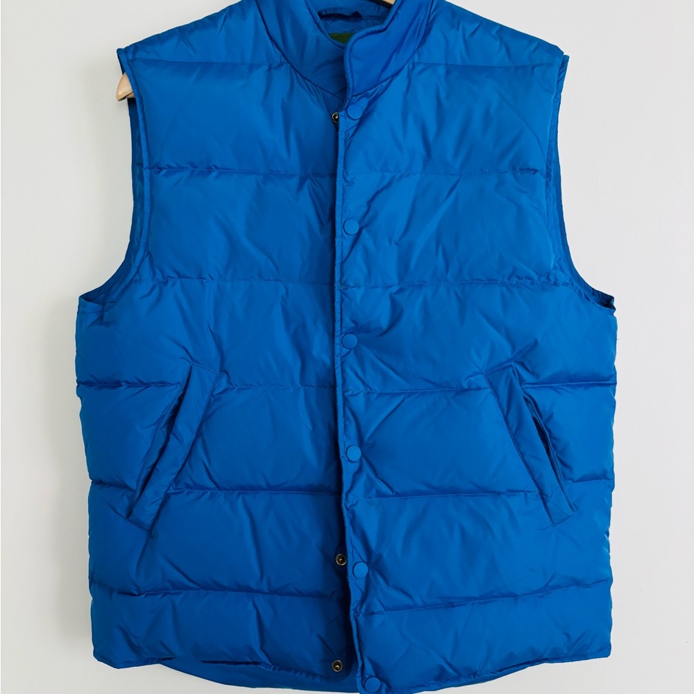Sid Mashburn Blue Puffer Vest